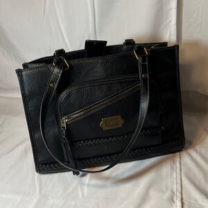 Black Leather Women's Bag